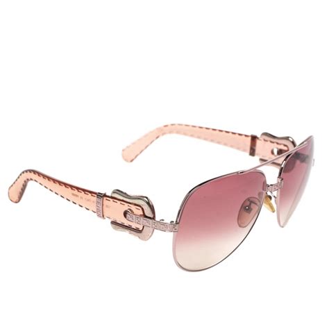 fendi sonnenbrille fs411|FENDI Buckle Aviator Sunglasses FS411 Gold.